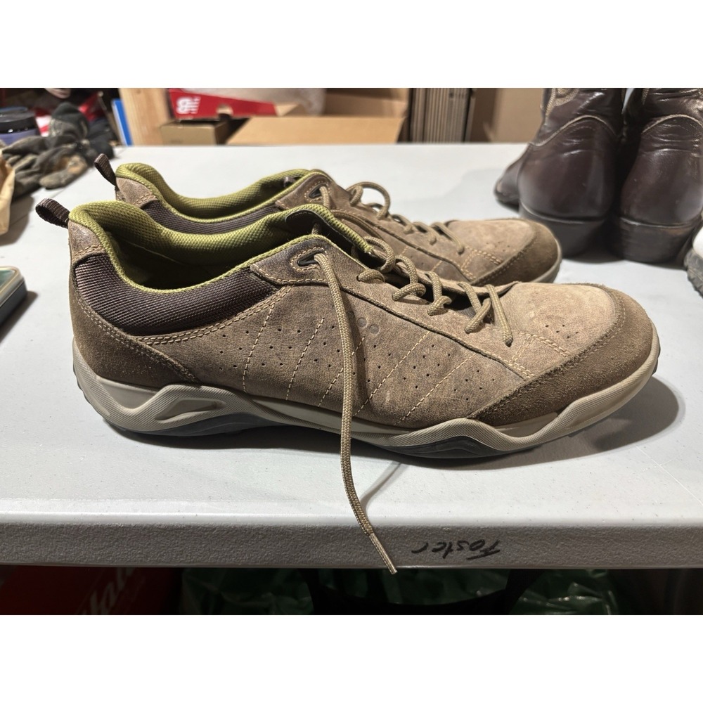 Ecco Sierra II Valencia Low Mens Size EU 46 Brown Leather Comfort Hiking Shoes